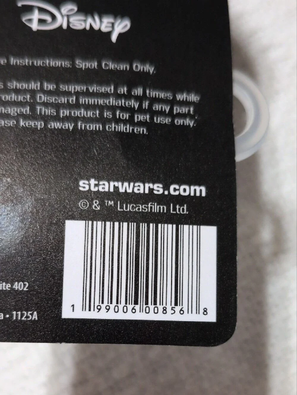 Star Wars Black Darth Vader Silicone Collapsible Pet Bowl with Red Accent